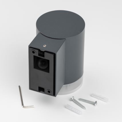 Brilagi - LED RGBW dimmbare Außenwandleuchte MATERA 1xGU10/6W/230V 3000K IP54 Anthrazit + Fernbedienung