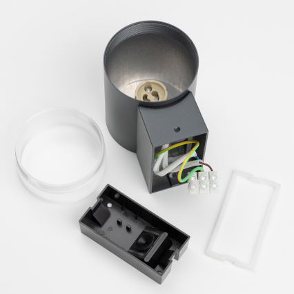 Brilagi - LED RGBW dimmbare Außenwandleuchte MATERA 1xGU10/6W/230V 3000K IP54 Anthrazit + Fernbedienung