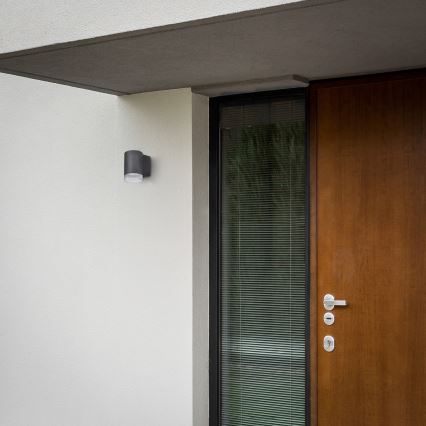 Brilagi - LED RGBW dimmbare Außenwandleuchte MATERA 1xGU10/6W/230V 3000K IP54 Anthrazit + Fernbedienung