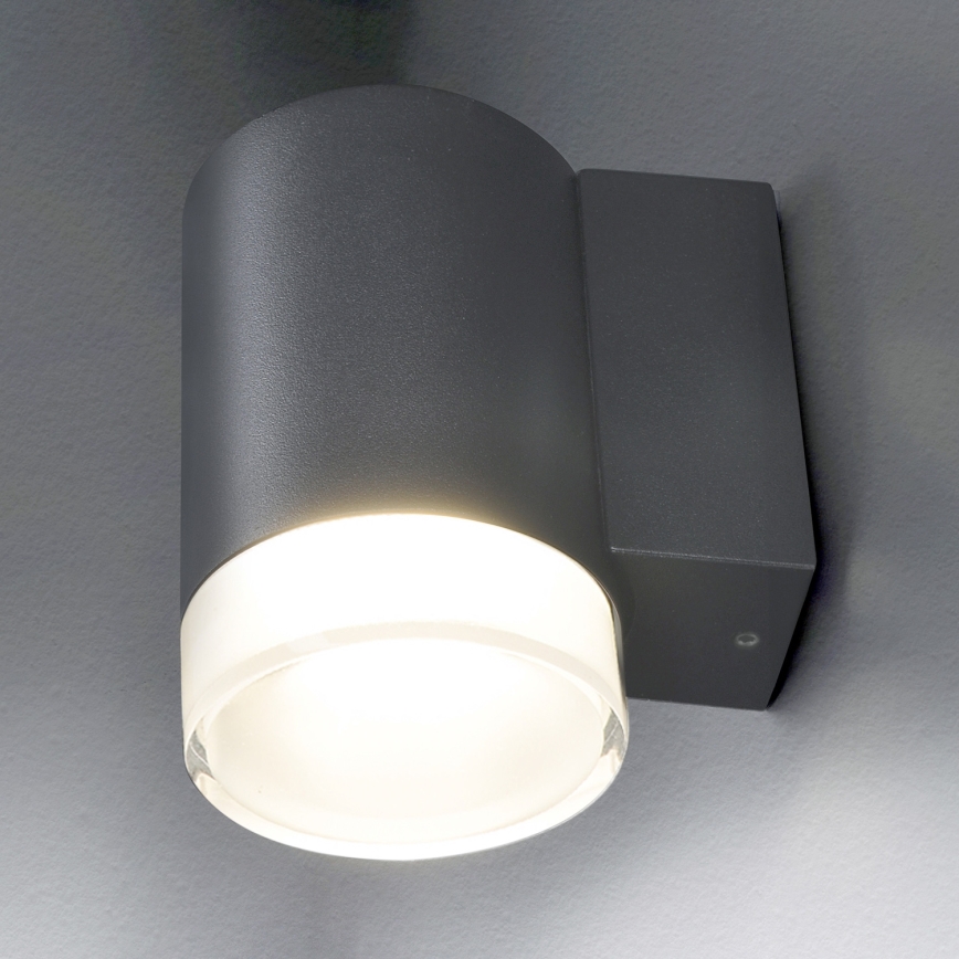 Brilagi - LED RGBW dimmbare Außenwandleuchte MATERA 1xGU10/6W/230V 3000K IP54 Anthrazit + Fernbedienung