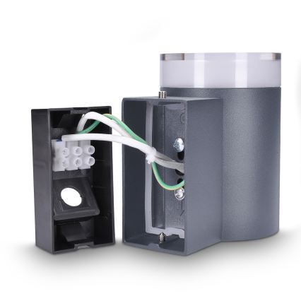 Brilagi - LED RGBW dimmbare Außenwandleuchte MATERA 1xGU10/6W/230V 3000K IP54 Anthrazit + Fernbedienung