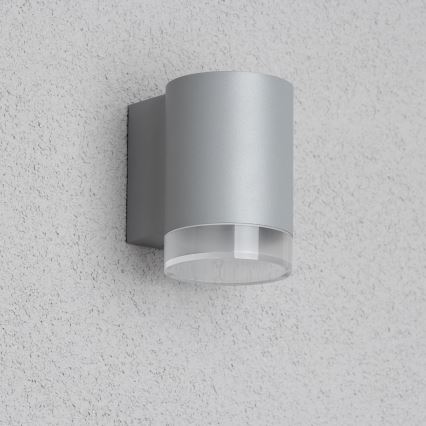Brilagi - LED RGBW, dimmbar, Außen-Wandleuchte MATERA 1xGU10/6W/230V 3000K IP54 grau + Fernbedienung
