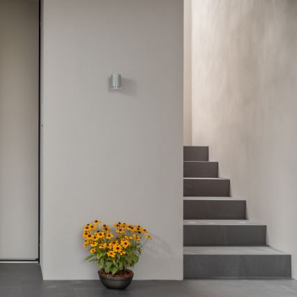 Brilagi - LED RGBW, dimmbar, Außen-Wandleuchte MATERA 1xGU10/6W/230V 3000K IP54 grau + Fernbedienung