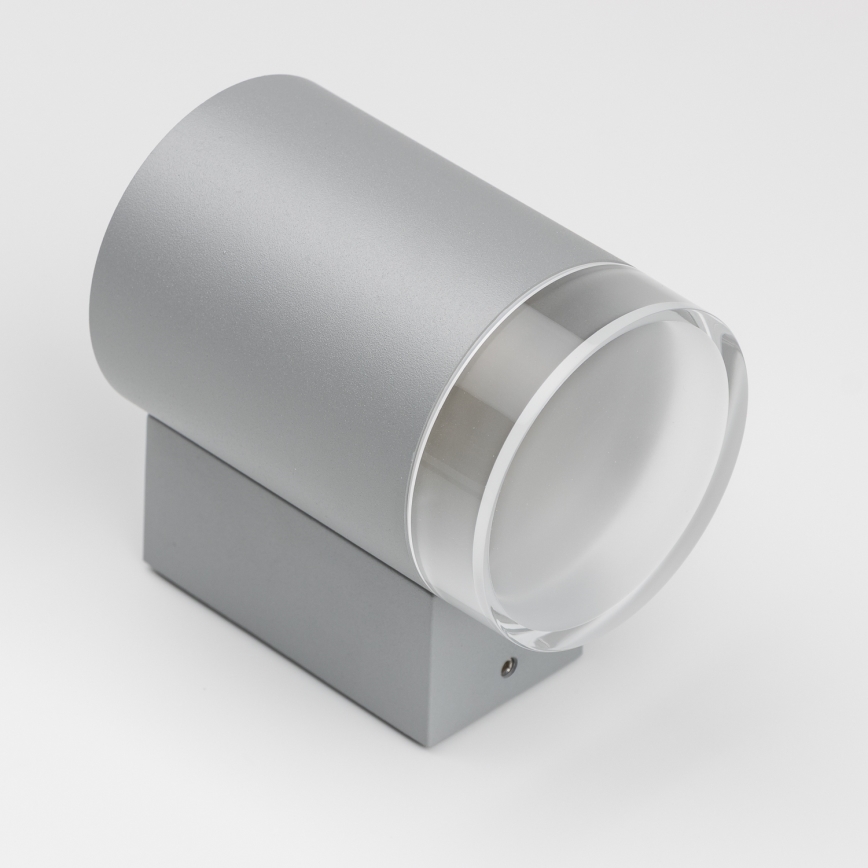 Brilagi - LED RGBW, dimmbar, Außen-Wandleuchte MATERA 1xGU10/6W/230V 3000K IP54 grau + Fernbedienung