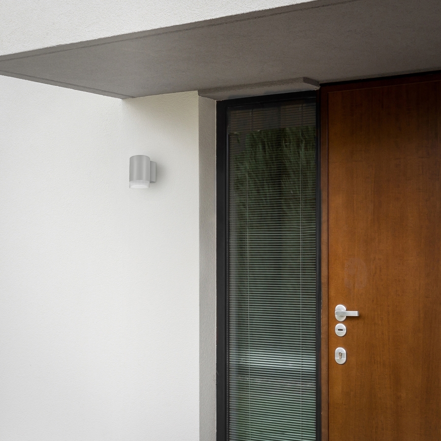 Brilagi - LED RGBW, dimmbar, Außen-Wandleuchte MATERA 1xGU10/6W/230V 3000K IP54 grau + Fernbedienung