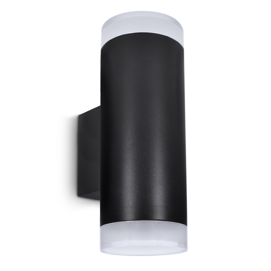 Brilagi - MATERA LED RGBW Außenwandleuchte, dimmbar, 2xGU10/4,8W/230V, 3000K, IP54, schwarz, inkl. Fernbedienung