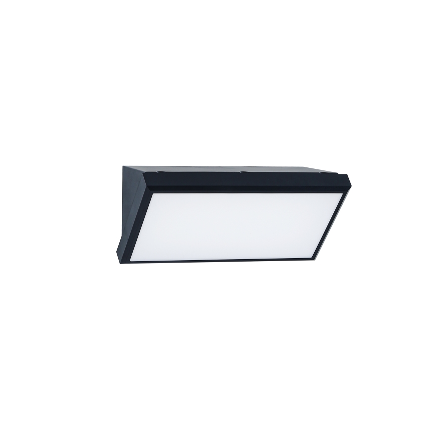 Brilagi - LED RGBW dimmbare Außenwandleuchte TRIANGLE 1xE27/9W/230V 2700–6500K IP65 schwarz