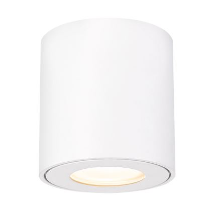 Brilagi - MIA LED RGBW dimmbare Badezimmerleuchte 1xGU10/4,8W/230V 3000K 84x80 mm weiß IP54 + Fernbedienung