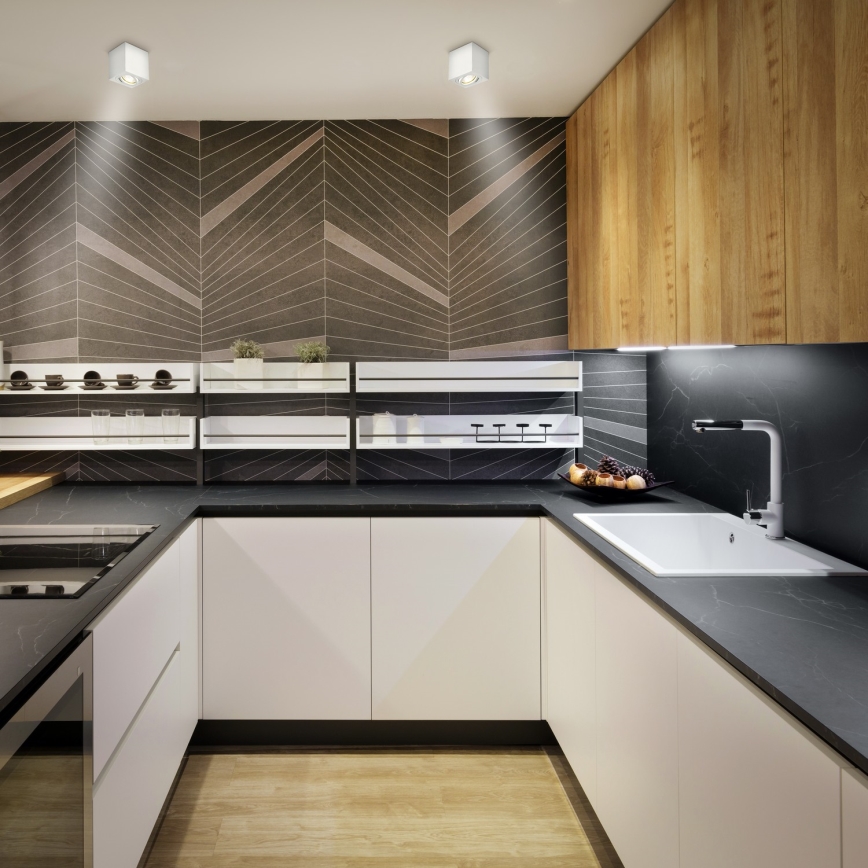 Brilagi - dimmbarer LED RGBW Einbau-Spot MIA 1xGU10/30W/230V 2700-6500K Wi-Fi 84x80 mm weiß