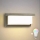 Brilagi - LED RGBW dimmbare Außen-Wandleuchte BRICKY 1xE27/9W/230V 2700-6500K IP54 grau