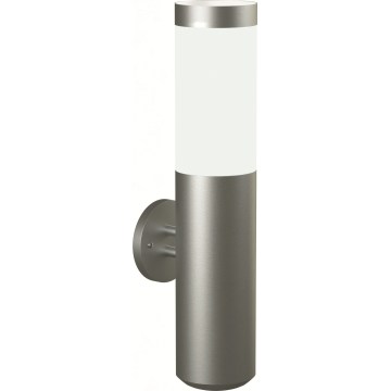 Brilagi - LED RGBW dimmbare Außen-Wandleuchte ELIA 1xE27/6,5W/230V 2700-6500K IP44 Wi-Fi mattchrom