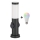 Brilagi - LED RGBW dimmbare Außenlampe mit 2 Steckdosen 1xE27/9W/230V 2700-6500K IP44 40 cm schwarz