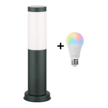 Brilagi - LED RGBW dimmbare Außenleuchte 1xE27/15W/230V 2700–6500K IP44 40 cm Anthrazit