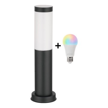Brilagi - LED RGBW dimmbare Außenleuchte 1xE27/9W/230V 2700-6500K IP44 40 cm schwarz