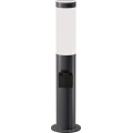 Brilagi - LED RGBW dimmbare Außenleuchte mit Steckdose ELIA 1xE27/6,5W/230V 2700-6500K IP44 Wi-Fi 50 cm Anthrazit