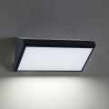 Brilagi - LED RGBW dimmbare Außenwandleuchte TRIANGLE 1xE27/15W/230V 2700–6500K IP65 schwarz
