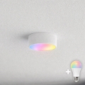 BRILAGI - LED RGBW, dimmbare Badezimmer-Deckenleuchte CLARE 1xE27/12W/230V 2700-6500K Ø 20 cm IP54 weiß