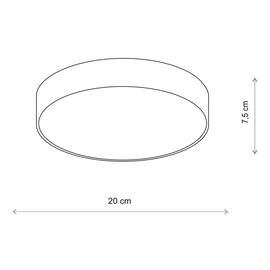 Brilagi - LED RGBW dimmbar Badezimmer-Deckenleuchte CLARE 1xE27/9W/230V 2700-6500K Ø 20 cm IP54 Wi-Fi beige