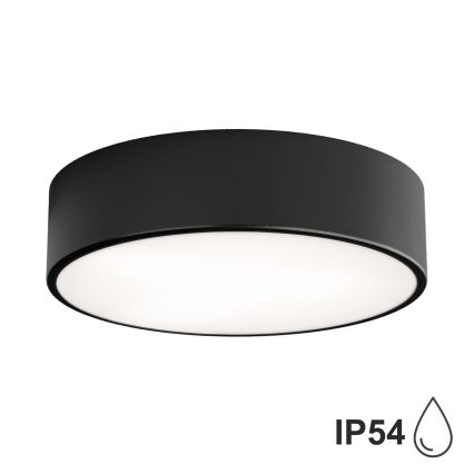 BRILAGI - LED RGBW dimmbare Badezimmer-Deckenleuchte CLARE 2xE27/12W/230V 2700-6500K Ø 30 cm IP54 schwarz