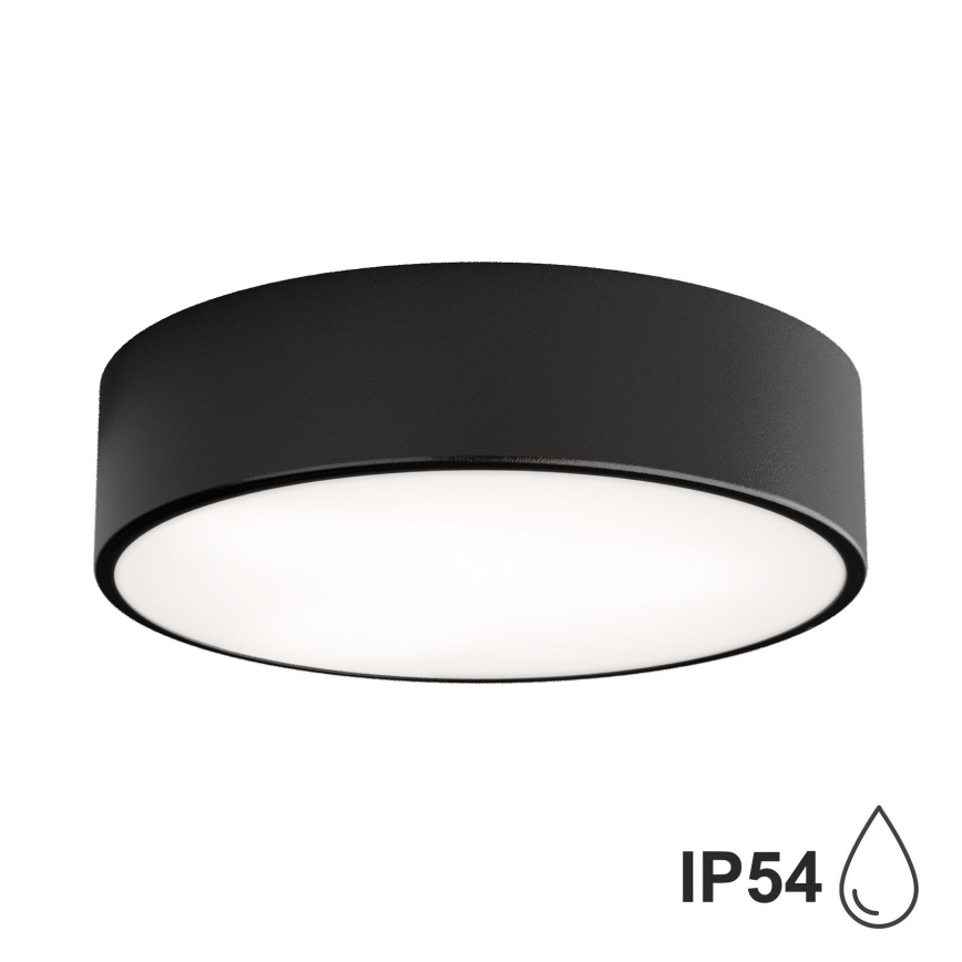 BRILAGI - LED RGBW dimmbare Badezimmer-Deckenleuchte CLARE 2xE27/12W/230V 2700-6500K Ø 30 cm IP54 schwarz