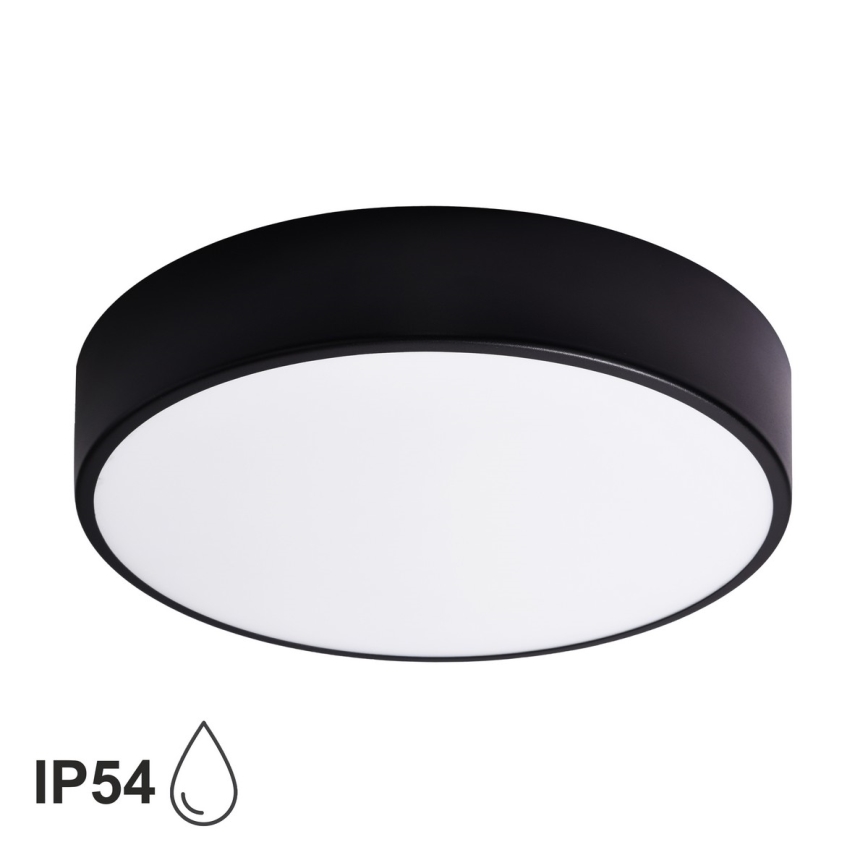 BRILAGI - LED RGBW dimmbar Badezimmer-Deckenleuchte CLARE 3xE27/12W/230V 2700-6500K Ø 40 cm IP54 schwarz