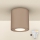 Brilagi - LED RGBW-dimmbare Badezimmerleuchte MIA 1xGU10/4,8W/230V 3000K 84x80 mm beige IP54 + Fernbedienung