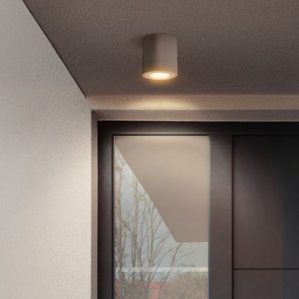 Brilagi - LED RGBW-dimmbare Badezimmerleuchte MIA 1xGU10/4,8W/230V 3000K 84x80 mm beige IP54 + Fernbedienung