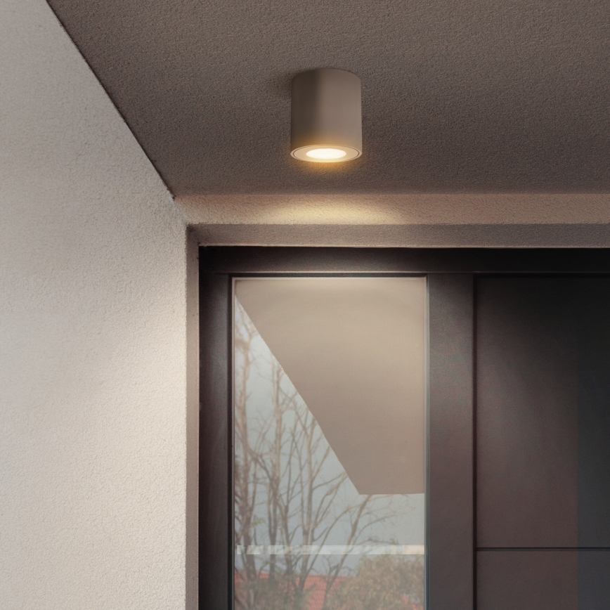 Brilagi - LED RGBW-dimmbare Badezimmerleuchte MIA 1xGU10/4,8W/230V 3000K 84x80 mm beige IP54 + Fernbedienung