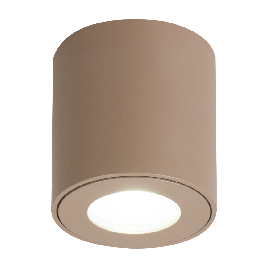 Brilagi - LED RGBW-dimmbare Badezimmerleuchte MIA 1xGU10/4,8W/230V 3000K 84x80 mm beige IP54 + Fernbedienung