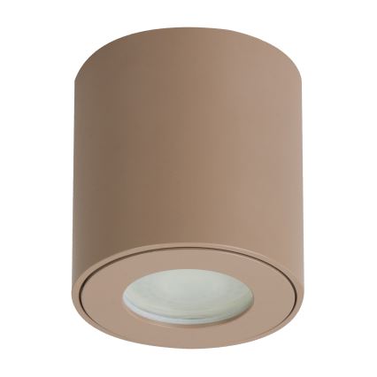 Brilagi - LED RGBW-dimmbare Badezimmerleuchte MIA 1xGU10/4,8W/230V 3000K 84x80 mm beige IP54 + Fernbedienung