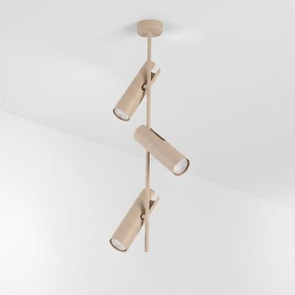 Brilagi - LED RGBW dimmbare Deckenleuchte an Stange BRANCH 3xGU10/6,5W/230V 2700-6500K beige