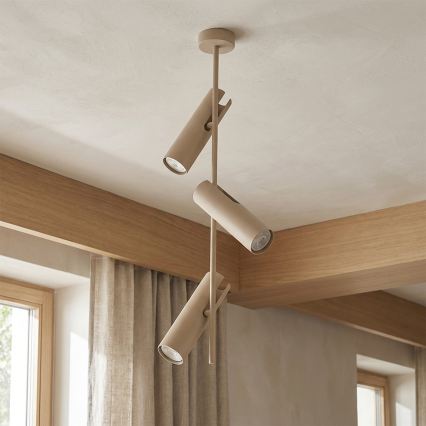 Brilagi - LED RGBW dimmbare Deckenleuchte an Stange BRANCH 3xGU10/6,5W/230V 2700-6500K beige