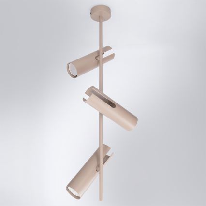 Brilagi - LED RGBW dimmbare Deckenleuchte an Stange BRANCH 3xGU10/6,5W/230V 2700-6500K beige