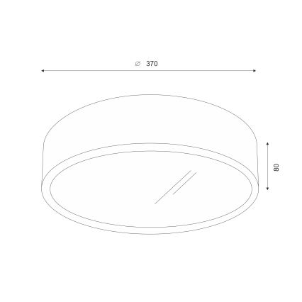 Brilagi - LED RGBW dimmbare Deckenleuchte CARVALHO 2xE27/15W/230V 2700-6500K Wi-Fi Eiche Ø 37,5 cm