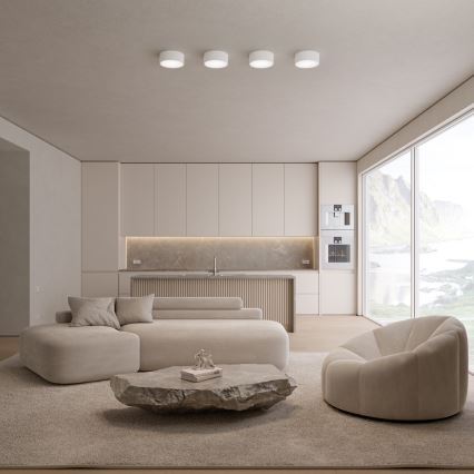 Brilagi - Dimmbare LED RGBW-Deckenleuchte CLARE 1xE27/9W/230V 2700-6500K Ø 20 cm Wi-Fi weiß