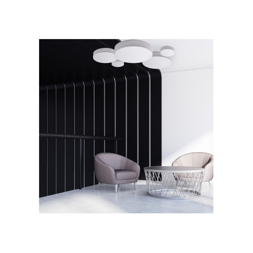 Brilagi - LED RGBW dimmbare Deckenleuchte CLARE 2xE27/9W/230V 2700-6500K Ø 30 cm Wi-Fi weiß