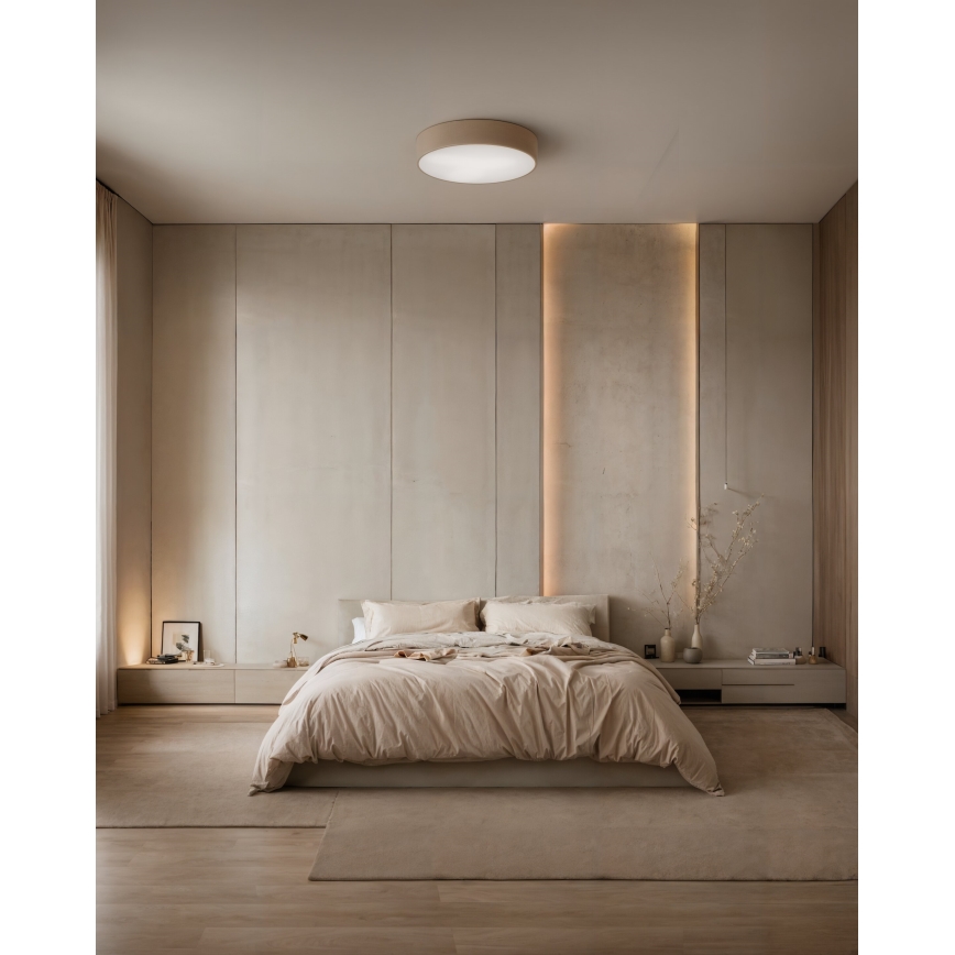 Brilagi - LED RGBW dimmbare Deckenleuchte CLARE 3xE27/9W/230V 2700-6500K pr. 40 cm Wi-Fi beige