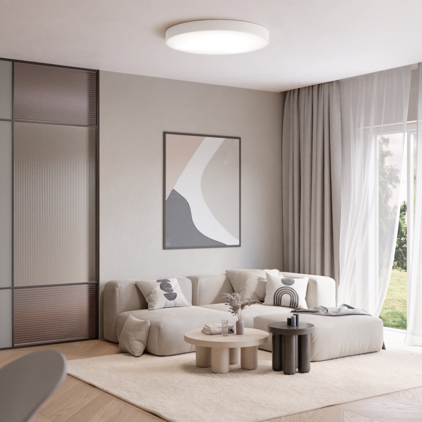 Brilagi - LED RGBW dimmbare Deckenleuchte CLARE 5xE27/9W/230V 2700-6500K Ø 60 cm Wi-Fi weiß