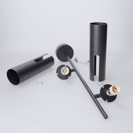 Brilagi - LED RGBW dimmbare Deckenleuchte mit Stange BRANCH 2xGU10/6,5W/230V 2700–6500K schwarz