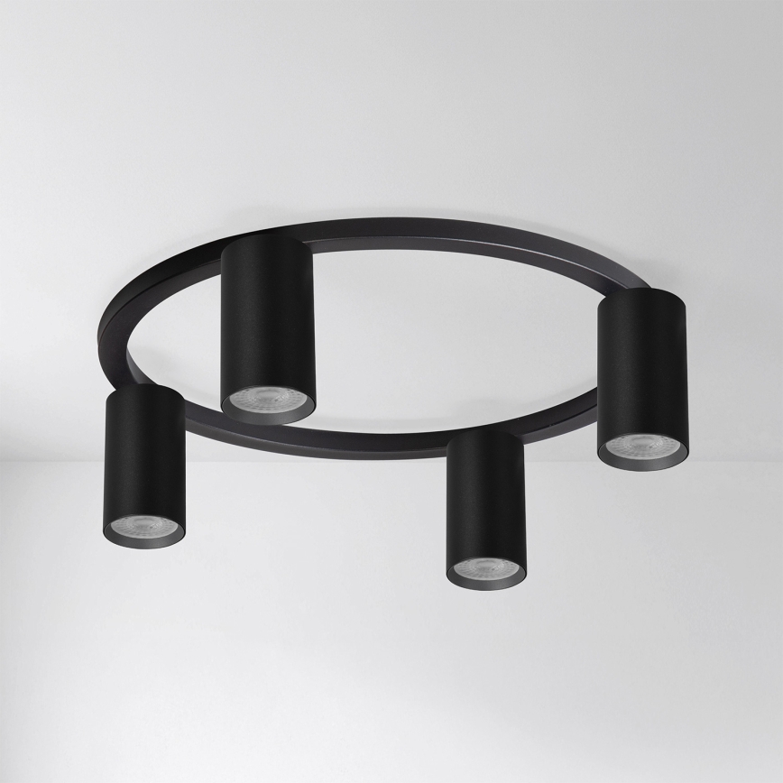 Brilagi - LED RGBW dimmbare Deckenleuchte SELE 4xGU10/6,5W/230V 2700-6500K schwarz