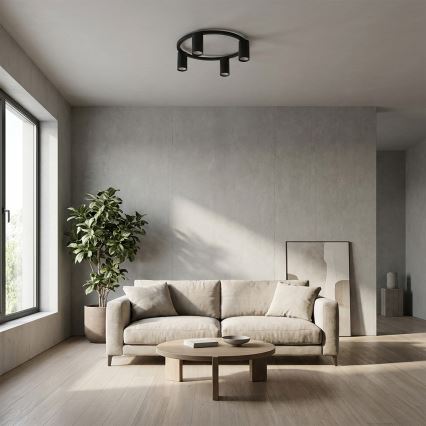 Brilagi - LED RGBW dimmbare Deckenleuchte SELE 4xGU10/6,5W/230V 2700-6500K schwarz