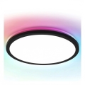 Brilagi - LED RGBW dimmbare Deckenleuchte VIBE LED/36W/230V 3000-6500K Ø 40 cm schwarz + Fernbedienung