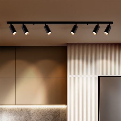 Brilagi - LED RGBW dimmbarer Einbaustrahler SELE DIAMANT 6xGU10/6,5W/230V 2700-6500K Wi-Fi schwarz