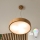 Brilagi - LED RGBW dimmbare Hängeleuchte CARVALHO 3xE27/9W/230V 2700-6500K Wi-Fi Eiche Ø 47,5 cm