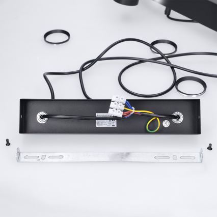Brilagi - LED RGBW seilabhängige, dimmbare Pendelleuchte SELE 4xGU10/6,5W/230V 2700-6500K schwarz