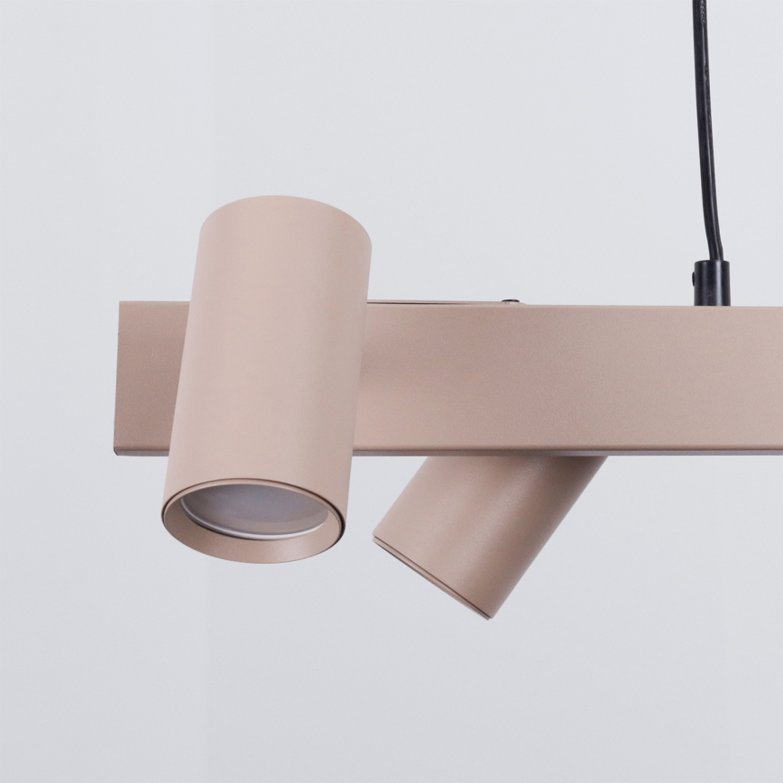 Brilagi - LED RGBW, dimmbarer Pendelleuchter mit Seilaufhängung SELE 4xGU10/6,5W/230V 2700-6500K beige