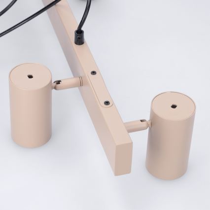 Brilagi - LED RGBW, dimmbarer Pendelleuchter mit Seilaufhängung SELE 4xGU10/6,5W/230V 2700-6500K beige