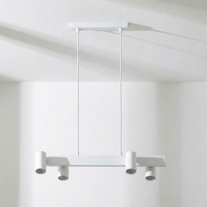 Brilagi - LED RGBW dimmbare Pendelleuchte SELE 4xGU10/6,5W/230V 2700-6500K weiß