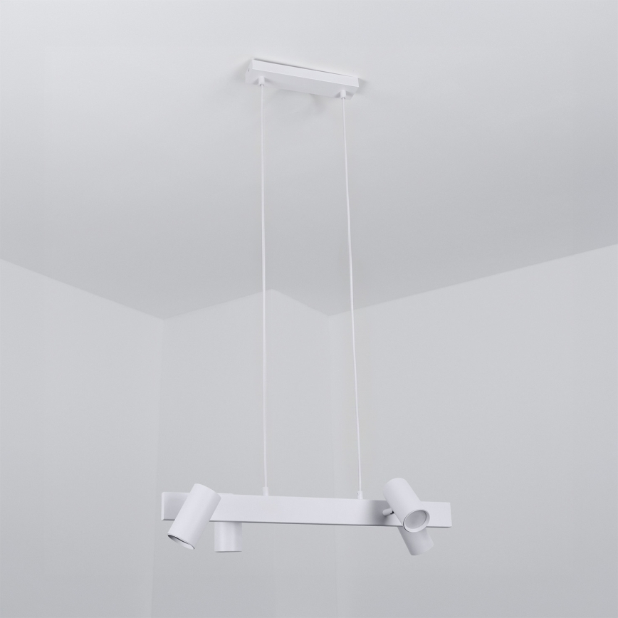 Brilagi - LED RGBW dimmbare Pendelleuchte SELE 4xGU10/6,5W/230V 2700-6500K weiß