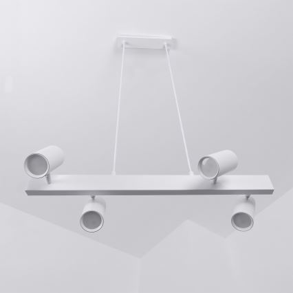 Brilagi - LED RGBW dimmbare Pendelleuchte SELE 4xGU10/6,5W/230V 2700-6500K weiß